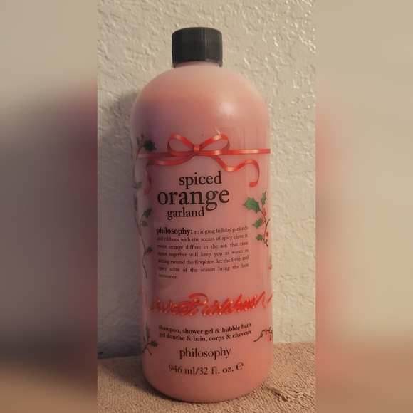 Philosophy Other - Philosophy Spiced Orange Garland Shampoo Shower Gel Bubble Bath 32 oz